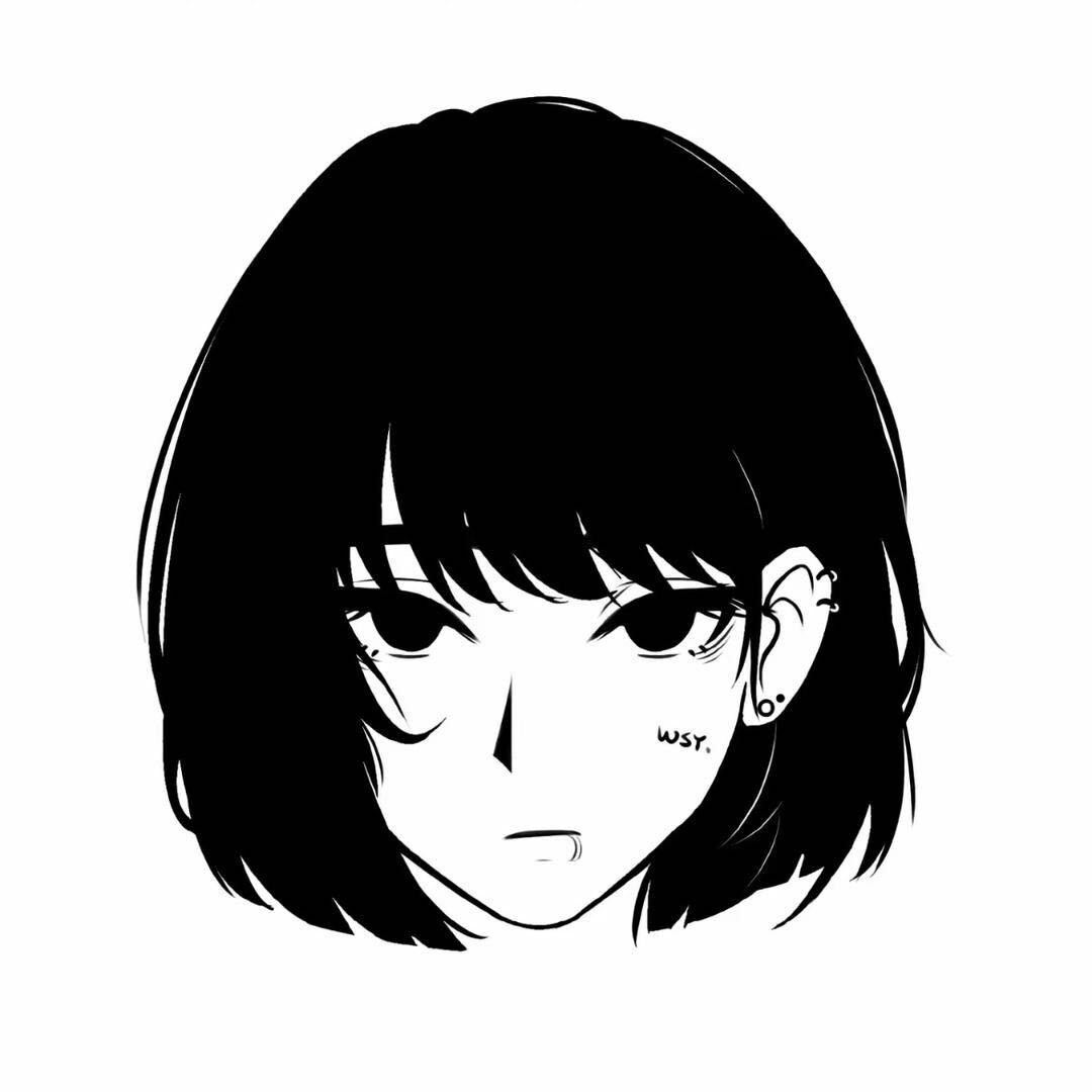 紫色小人头头像